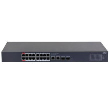 Switch, DAHUA, Desktop / pedestal, Rack, 16x10Base-T / 100Base-TX / 1000Base-T, 2xSFP, PoE ports 16, CS4220-16GT-240
