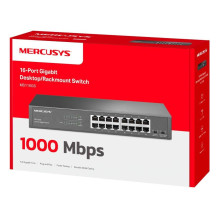 Switch, MERCUSYS, MS116GS, 16x10Base-T / 100Base-TX / 1000Base-T, MS116GS