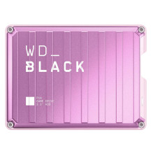 Išorinis HDD, WESTERN DIGITAL, P10 žaidimų diskas, WDBZ7D0040BPK-WESN, 4TB, USB 3.2, rožinė spalva, WDBZ7D0040BPK-WESN