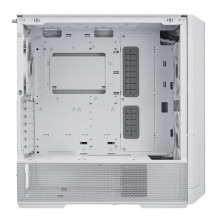 Dėklas, LIAN LI, LANCOOL 216RW WHITE, MidiTower, Case gaminio savybės Skaidrus skydelis, ATX, EATX, MicroATX, MiniITX, S