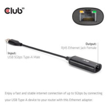 I / O ADAPTERIS USB PRIE RJ45 / M / F CAC-1421 CLUB3D
