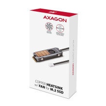 SSD ACC COOLER M.2 COPPER FAN / CLR-M2FAN AXAGON SSD ACC COOLER M.2 COPPER FAN / CLR-M2FAN AXAGON