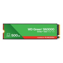 SSD, SANDISK, 150xTBW įvertinimas, MTBF 1,75 val., NVMe Taip, PCI Express 4.0, M.2, 500 GB, MAITINA SANDISK, Žalias, WDS