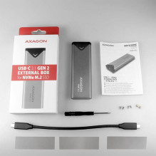 SSD DISKO DĖŽUTĖ M.2 NVME / USB-C EEM2-UG2 AXAGON