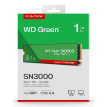 SSD, SANDISK, 150xTBW rating, MTBF 1.75 h, NVMe Yes, PCI Express 4.0, M.2, 1000 GB, POWERED BY SANDISK, Green, WDS100T4G