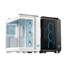Dėklas, ASUS, TUF Gaming GT502 Horizon, MidiTower, Case gaminio savybės Skaidrus skydelis, Neįtrauktas, ATX, MicroATX, M