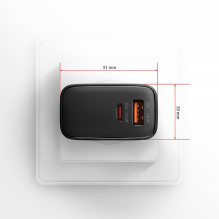 MOBILE CHARGER WALL USB 45W / GAN 2PORT ACU-PQ45 AXAGON