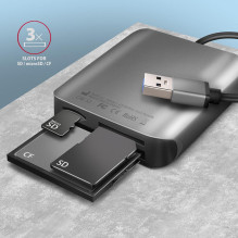 MEMORY READER USB3.2 3-SLOT / SD / MICROSD / CF CRE-S3 AXAGON