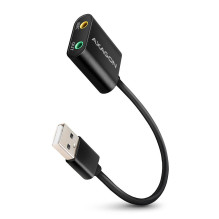 GARSO KORTELĖ USB2.0 48KHZ / 16BIT / 0.15M ADA-12 AXAGON