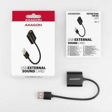 SOUND CARD USB2.0 48KHZ / 16BIT / 0.15M ADA-12 AXAGON
