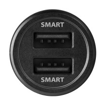 MOBILUS KROVIMAS AUTOMOBILINIS USB 2 PORT / 24W PWC-5V5 AXAGON