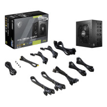 Maitinimo šaltinis, MSI, MAG A850GL PCIE5 II, 850 vatų, efektyvumas 80 PLUS GOLD, PFC Active, MAGA850GLPCIE5II