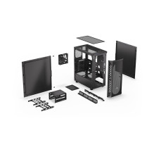 Korpusas, ENDORFY, Signum 300 Solid, MidiTower, Neįskaičiuota, ATX, MicroATX, MiniITX, Spalva juoda, EY2A003