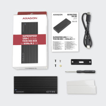 SSD DISKO DĖŽUTĖ M.2 NVME / USB-C EEM2-GTR AXAGON