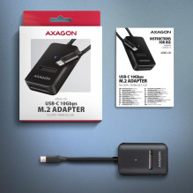 SSD DISKO ADAPTERIS USB-C / M.2 / 10GBPS 0.1M ADM2-CM AXAGON