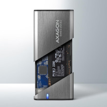 SSD DISKO DĖŽUTĖ M.2 NVME / SATA USB-C EEM2-SG2 AXAGON