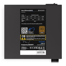 Maitinimo šaltinis, ENDORFY, Vero L5 Bronze 600 W, 600 vatų, efektyvumas 80 PLUS BRONZE, MTBF 80 000 valandų, EY7A005