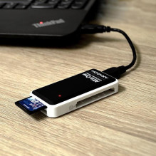 MEMORY READER MINI 5-SLOT / USB2.0 0.1M CRE-X1 AXAGON
