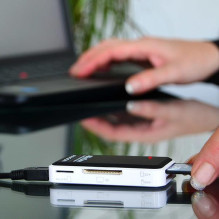 MEMORY READER MINI 5-SLOT / USB2.0 0.1M CRE-X1 AXAGON