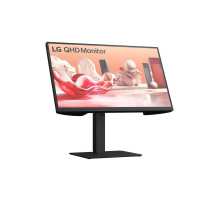 LCD monitorius, LG, 27BA75QB-B, 27 colių, skydelis IPS, 2560x1440, 16:9, 100Hz, matinis, garsiakalbiai, pasukamas, pasuk