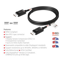 CABLE DP TO DP 1.2M / M / M CAC-1091 CLUB3D CABLE DP TO DP 1.2M / M / M CAC-1091 CLUB3D