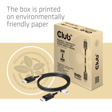 CABLE DP TO DP 1.2M / M / M CAC-1091 CLUB3D CABLE DP TO DP 1.2M / M / M CAC-1091 CLUB3D