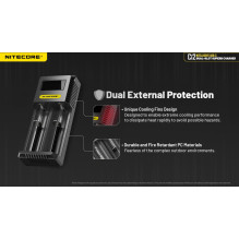 BATTERY CHARGER 2-SLOT / CI2 NITECORE