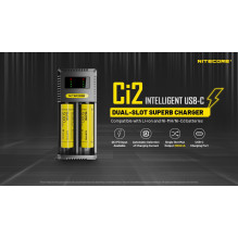 BATTERY CHARGER 2-SLOT / CI2 NITECORE
