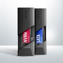 SSD DISKO DĖŽUTĖ M.2 NVME / SATA USB-C EEM2-GTS2 AXAGON