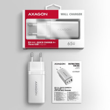 MOBILE CHARGER WALL USB 65W / GAN 3PORT ACU-DPQ65W AXAGON