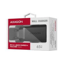 MOBILE CHARGER WALL USB 65W / GAN 3PORT ACU-DPQ65 AXAGON