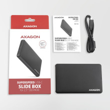 2,5 colio HDD jungties gaubtas / USB-C EE25-SLC AXAGON 2,5 colio HDD jungties gaubtas / USB-C EE25-SLC AXAGON
