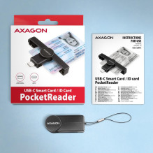 CARD READER POCKET SMARTCARD / USB-C CRE-SMPC AXAGON