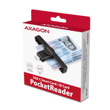 CARD READER POCKET SMARTCARD / USB-C CRE-SMPC AXAGON