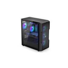 Case, ENDORFY, Regnum 400 ARGB, MidiTower, Case product features Transparent panel, Not included, ATX, MicroATX, MiniITX