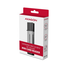 ATMINTIES SKAITYTUVAS USB-C+USB3.2 2SL / SD / MICROSD CRE-DAC AXAGON
