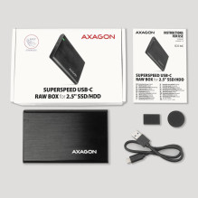 HDD PRIEDŲ DĖŽUTĖ 2,5' / USB-C EE25-A6C AXAGON HDD PRIEDŲ DĖŽUTĖ 2,5' / USB-C EE25-A6C AXAGON