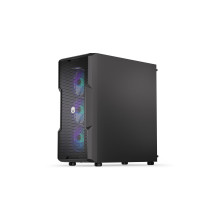 Case, ENDORFY, Regnum 400 ARGB, MidiTower, Case product features Transparent panel, Not included, ATX, MicroATX, MiniITX