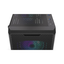 Case, ENDORFY, Regnum 400 ARGB, MidiTower, Case product features Transparent panel, Not included, ATX, MicroATX, MiniITX