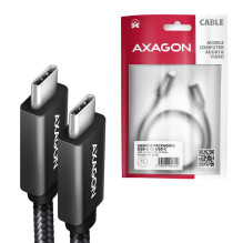 USB-C LAIDAS Į USB-C 1,5M 100W / JUODAS BUCM32-CM15AB AXAGON