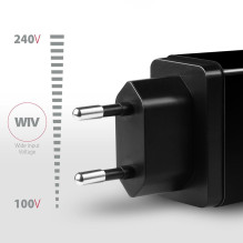 MOBILE CHARGER WALL USB 24W / 2PORT ACU-QS24 AXAGON MOBILE CHARGER WALL USB 24W / 2PORT ACU-QS24 AXAGON