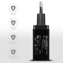 MOBILE CHARGER WALL USB 24W / 2PORT ACU-QS24 AXAGON MOBILE CHARGER WALL USB 24W / 2PORT ACU-QS24 AXAGON