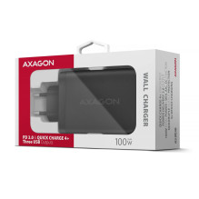 MOBILIOJO ĮKROVIMO SIENINĖ USB 100W / GAN 3PORT ACU-DPQ100 AXAGON