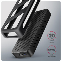 SSD DISKO DĖŽUTĖ M.2 NVME / USB-C EEM2-20G AXAGON SSD DISKO DĖŽUTĖ M.2 NVME / USB-C EEM2-20G AXAGON
