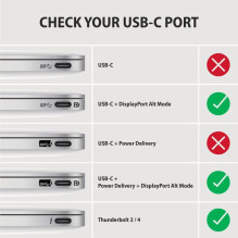 USB-C–DP LAIDAS 1,8 M / RVC-DPC AXAGON