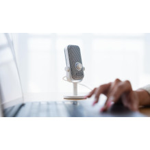 Mikrofonas „SOLUM VOICE S OWH“ / USB-C, baltas EY1B015 ENDORFY