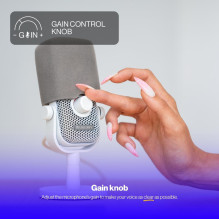 MICROPHONE SOLUM VOICE S OWH / USB-C WHITE EY1B015 ENDORFY