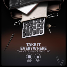 KEYBOARD + I / O HUB 9IN1 / 0.6M HMC-KB-CRL AXAGON