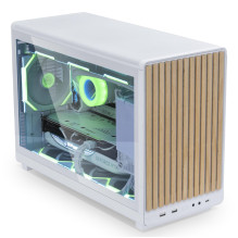 Dėklas, LIAN LI, mikro ATX / Mini-ITX, baltas, mikro bokštas, A3W-WDG, G99.A3W-WDG.00