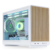Case, LIAN LI, micro ATX / Mini-ITX, White, Micro Tower, A3W-WDG, G99.A3W-WDG.00